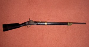 puška před restaurováním